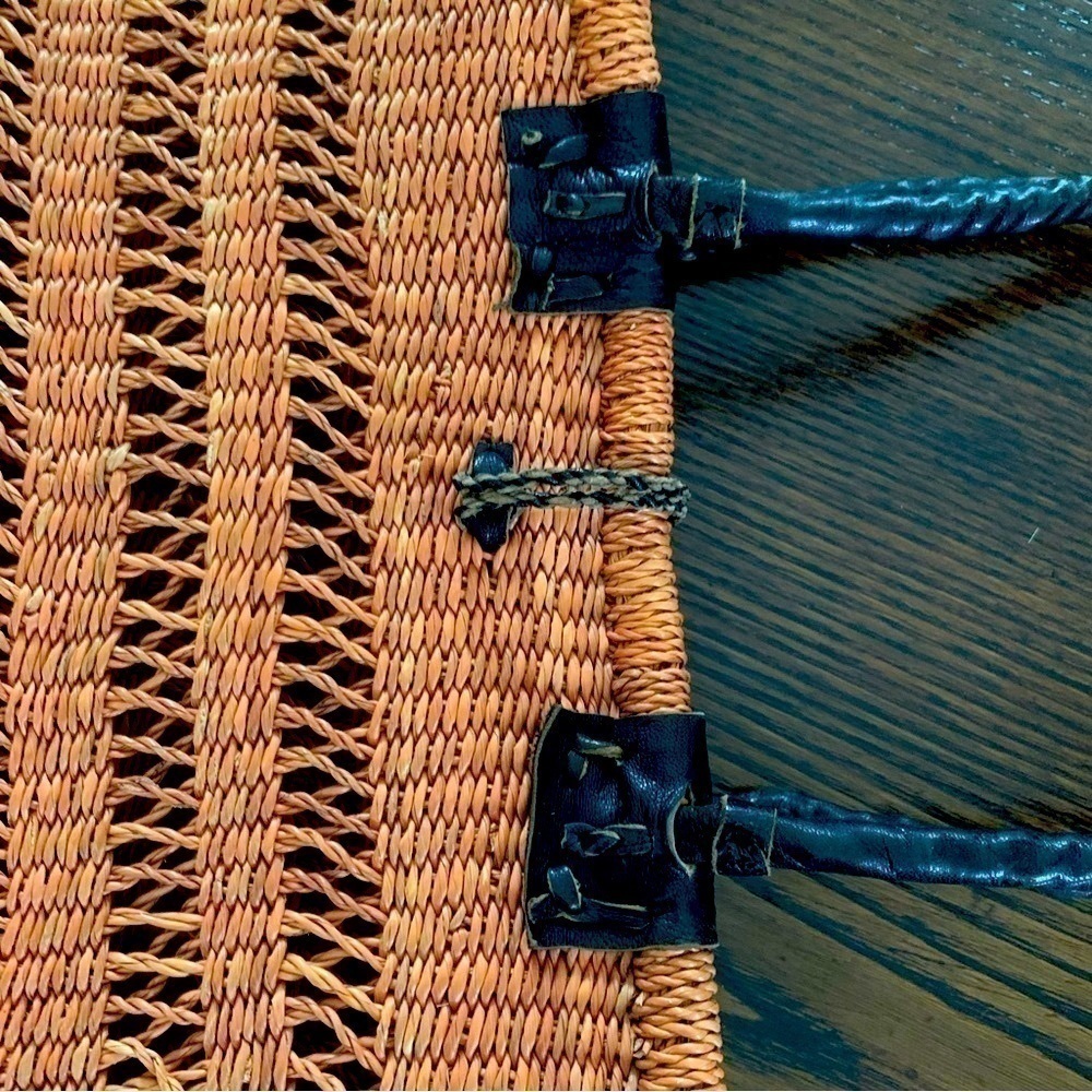 Wicker hand bag - Picture 3 of 11